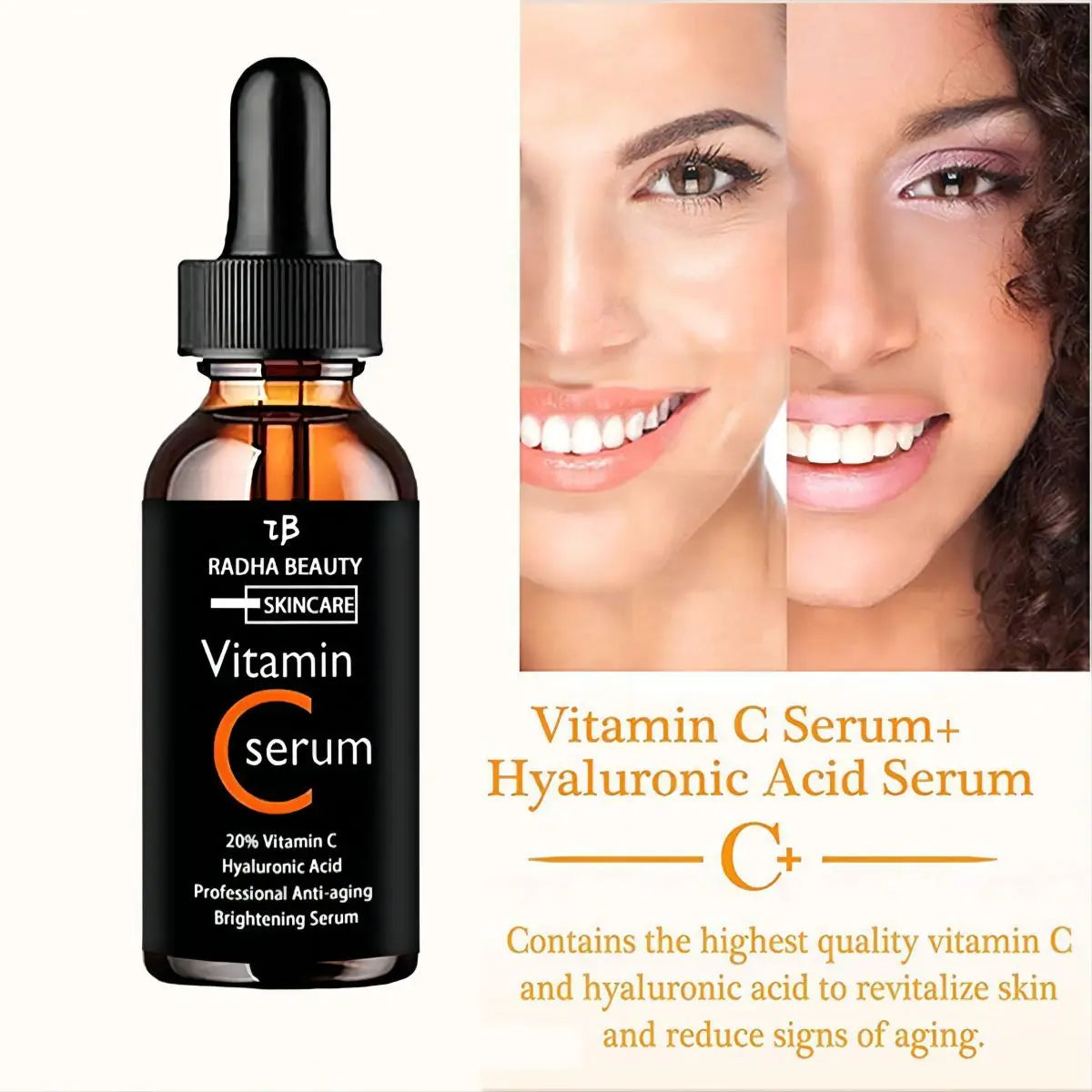 Vitamin C Face Serum – Long-Lasting Hydration | Radiance & Firmness | Spot Correction